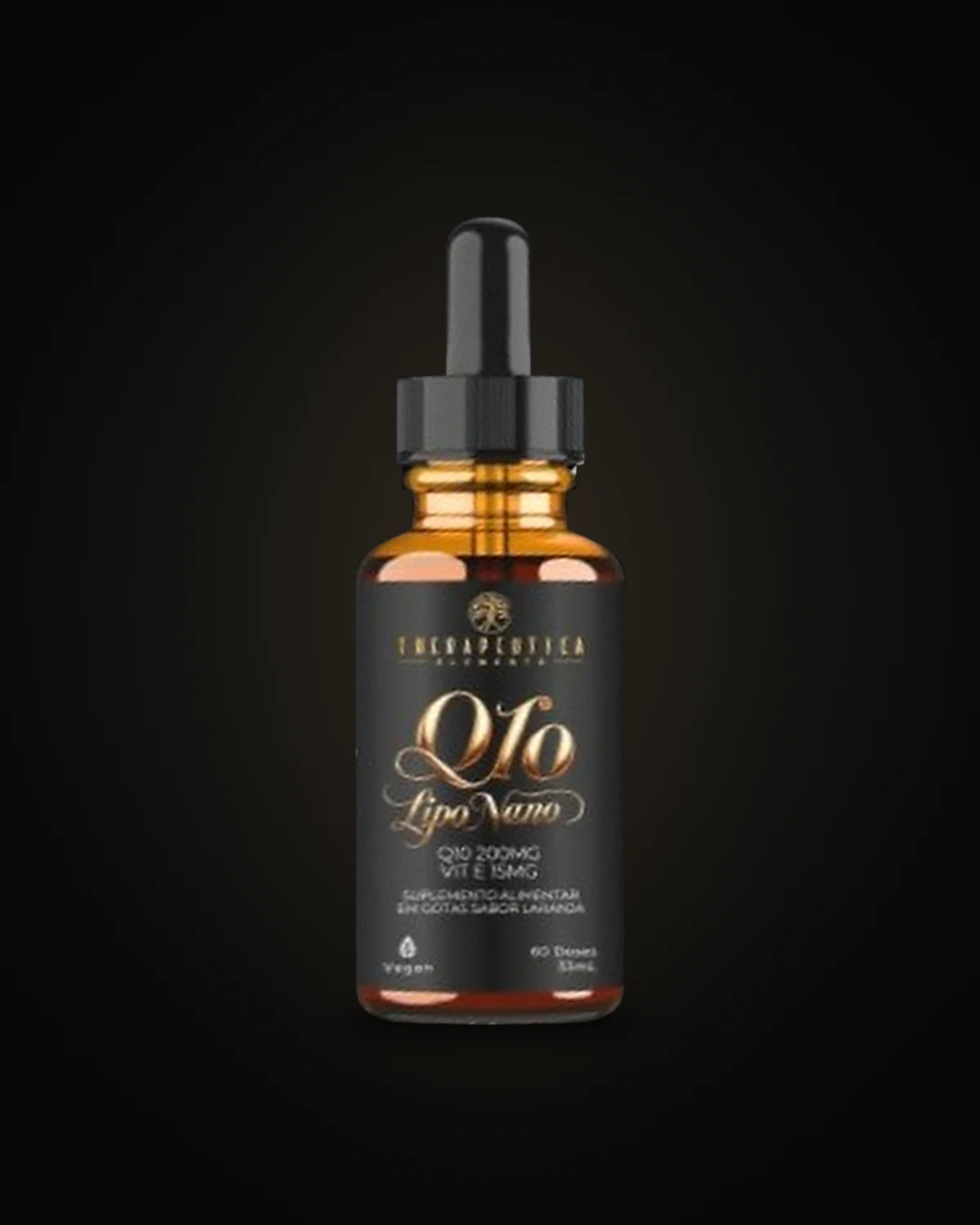 Coenzima Q10 + Vitamina E Sublingual (Q10 Lipo Nano) 30 ml, embalagem Therapeutica Elements